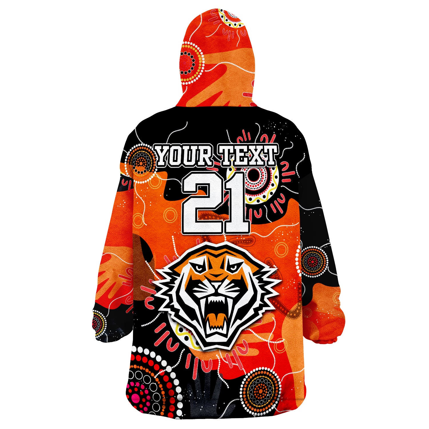 custom-text-and-number-wests-tigers-indigenous-aboriginal-rugby-wearable-blanket-hoodie