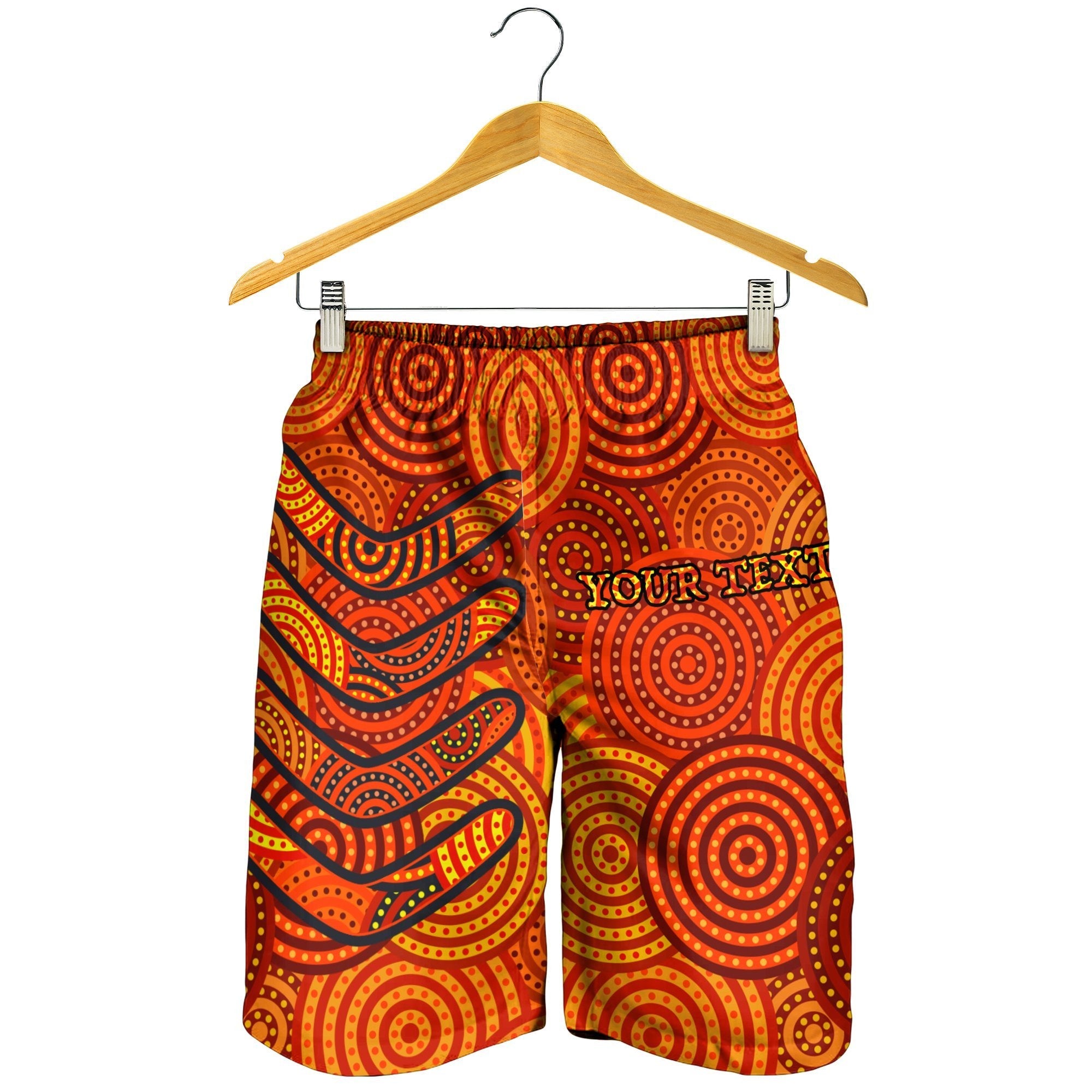 aboriginal-personalised-mens-short-aboriginal-boomerangs-and-dot-circle