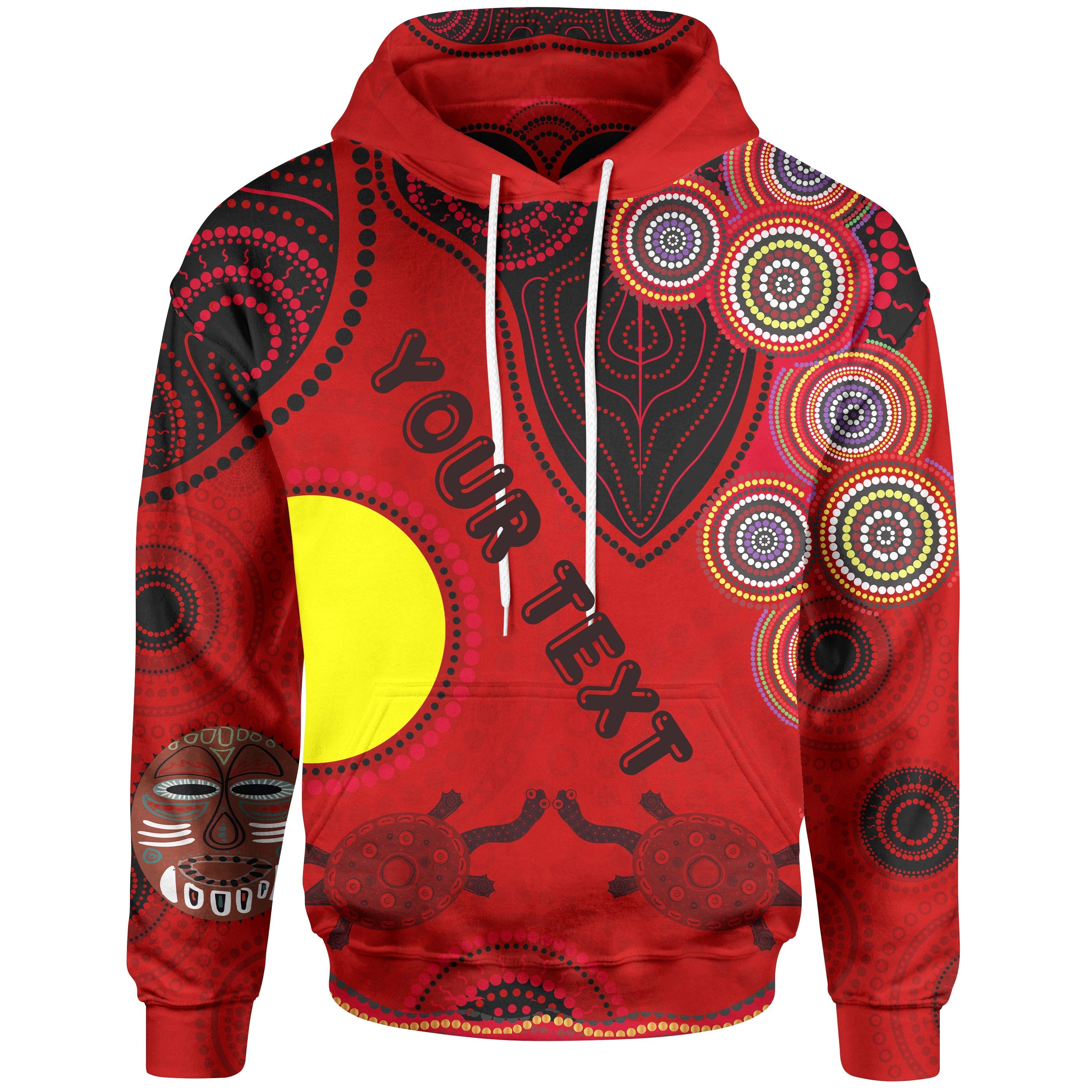 custom-breakout-aboriginal-hoodie-kids-aboriginal-patterns-dot-painting