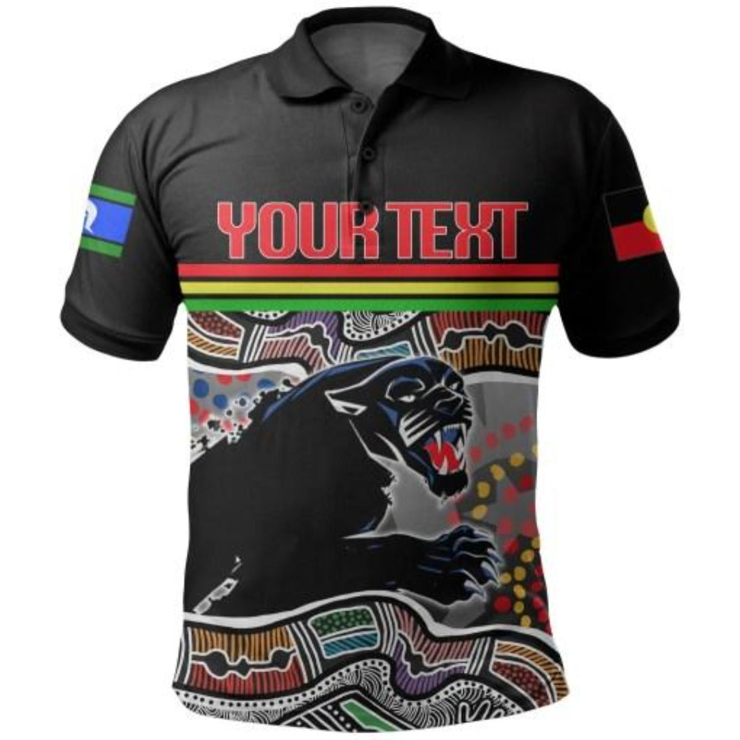 custom-personalised-naidoc-panthers-polo-shirt-torres-strait-islander
