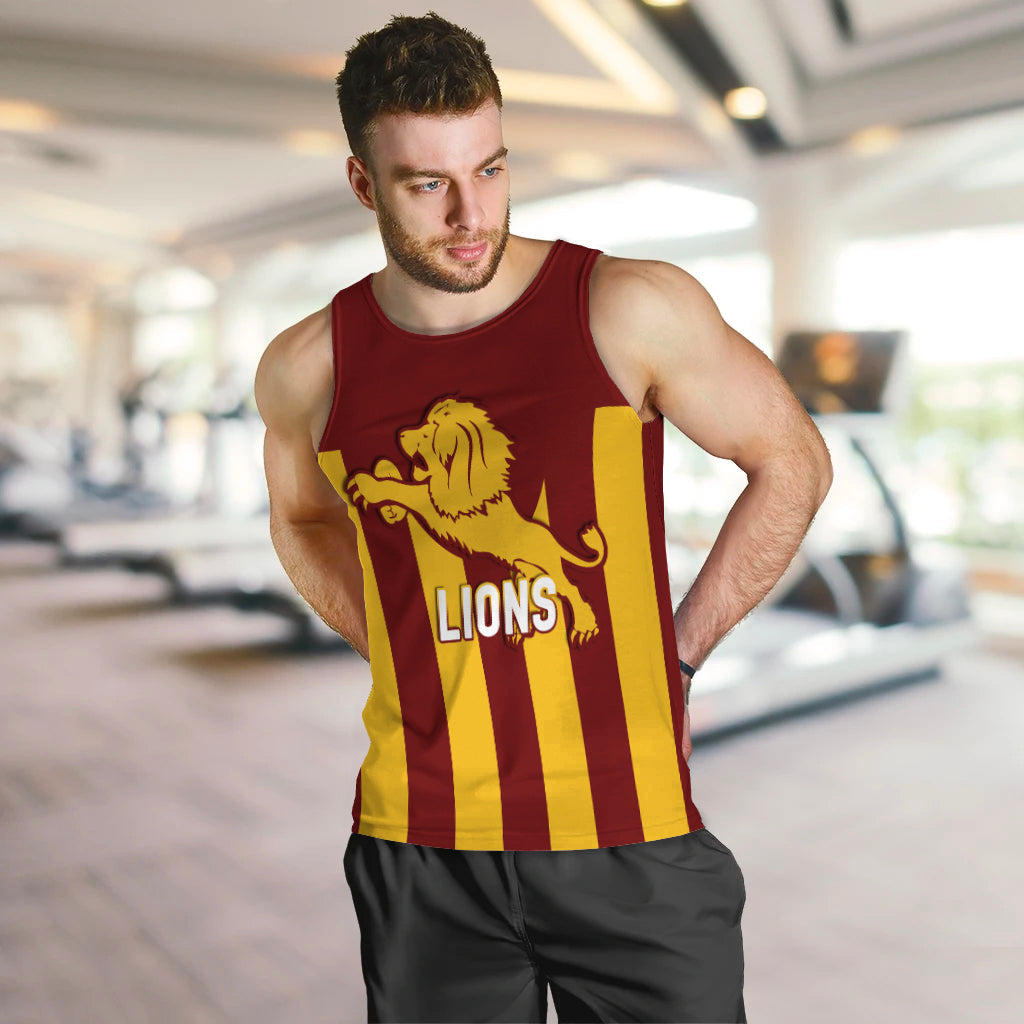 (Custom Personalised) Lions Harvey Brunswick Leschenault Football 2022 Men Tank Top - LT12