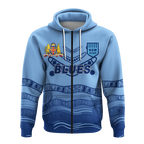 (Custom Personalised) New South Wales Blues Aboriginal  Indigenous Hoodie - LT12