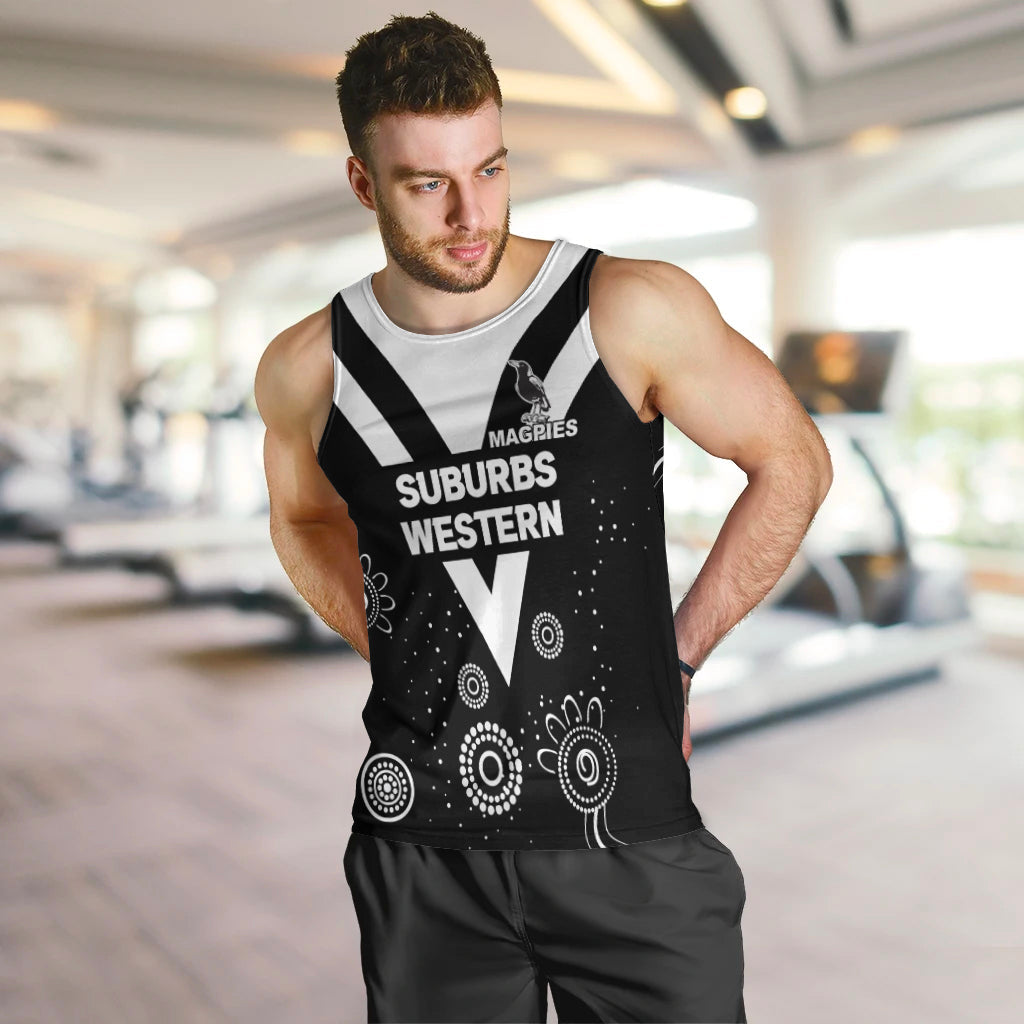 western-suburbs-magpies-men-tank-top-indigenous-dot-painting-art