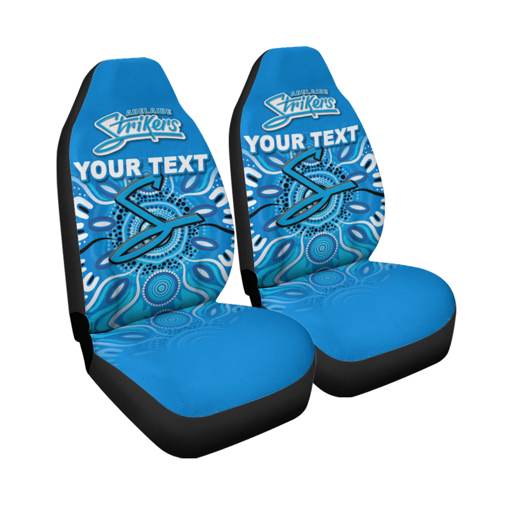 (Custom Personalised) Adelaide Strikers Aboriginal Cricket 2022 Car Seat Covers - LT12
