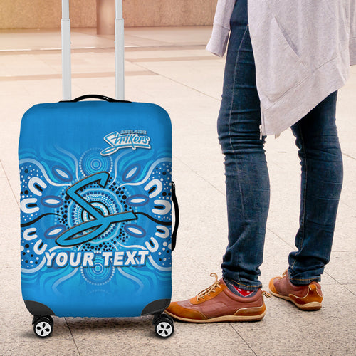 (Custom Personalised) Adelaide Strikers Aboriginal Cricket 2022 Luggage Covers - LT12