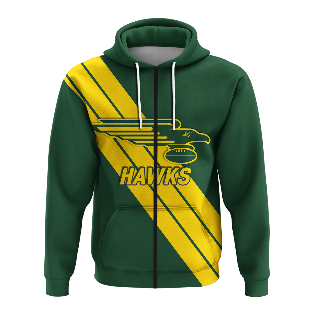 (Custom Personalised) Hawks Football 2022 Augusta Margaret River Hoodie - LT12