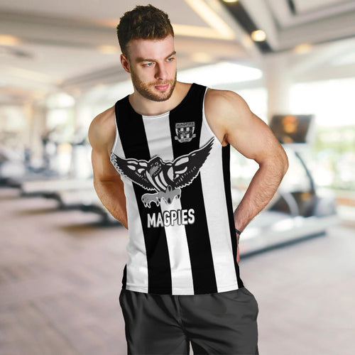 (Custom Personalised) Magpies Busselton Football 2022 Men Tank Top - LT12