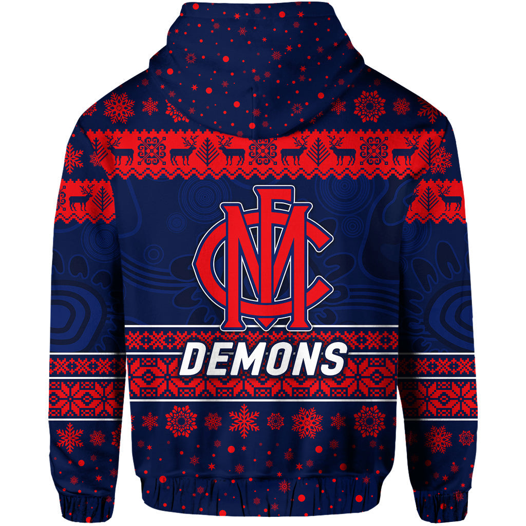 melbourne-demons-hoodie-christmas-simple-style