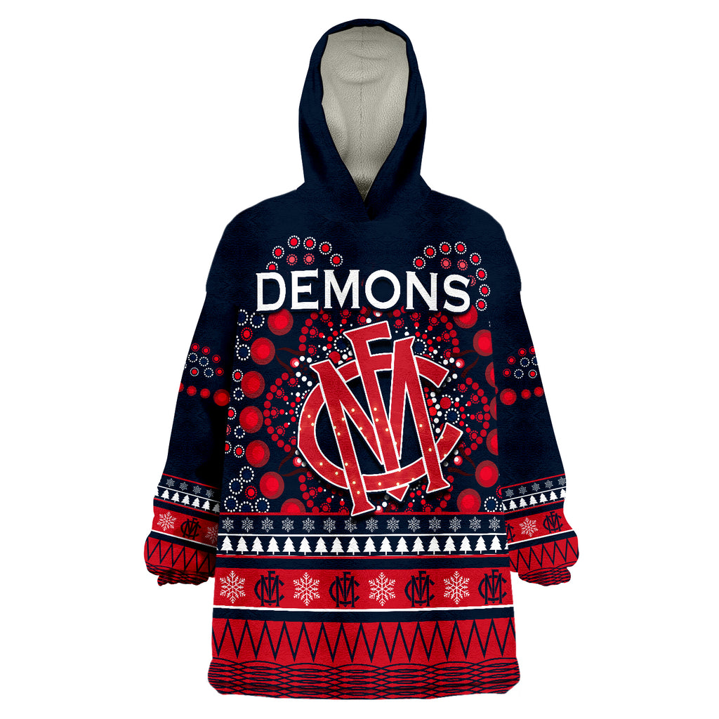 demons-merry-christmas-melbourne-football-indigenous-wearable-blanket-hoodie