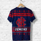 melbourne-demons-t-shirt-christmas-simple-style
