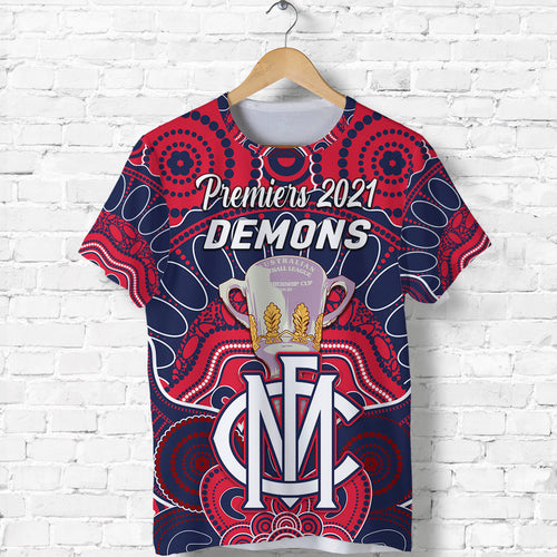custom-personalised-melbourne-demons-indigenous-t-shirt-football-2021-premiers-trophy-custom-text-and-number