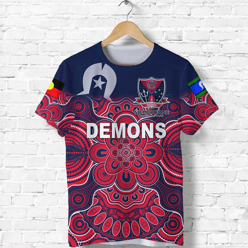 custom-personalised-melbourne-demons-indigenous-t-shirt-football-naidoc-week-style-custom-text-and-number