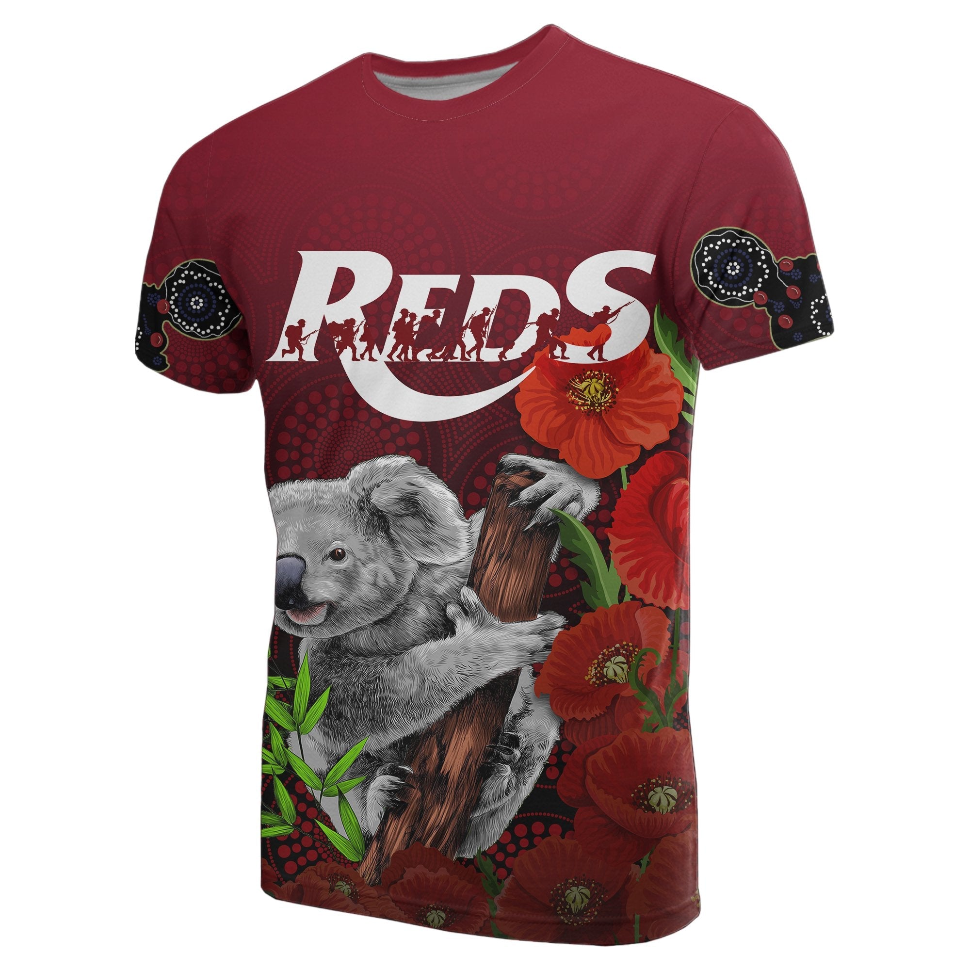 queensland-reds-rugby-t-shirt-poppy-koala-anzac-day