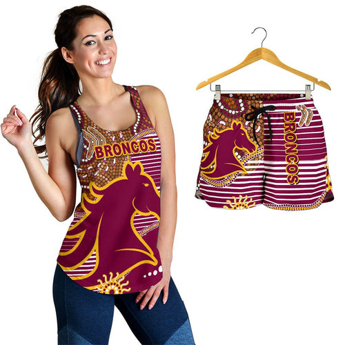 combo-racerback-tank-and-women-short-broncos-super-indigenous-brisbane