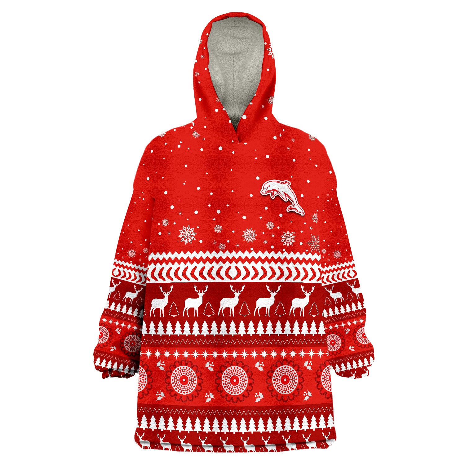 dolphins-rugby-christmas-redcliffe-wearable-blanket-hoodie