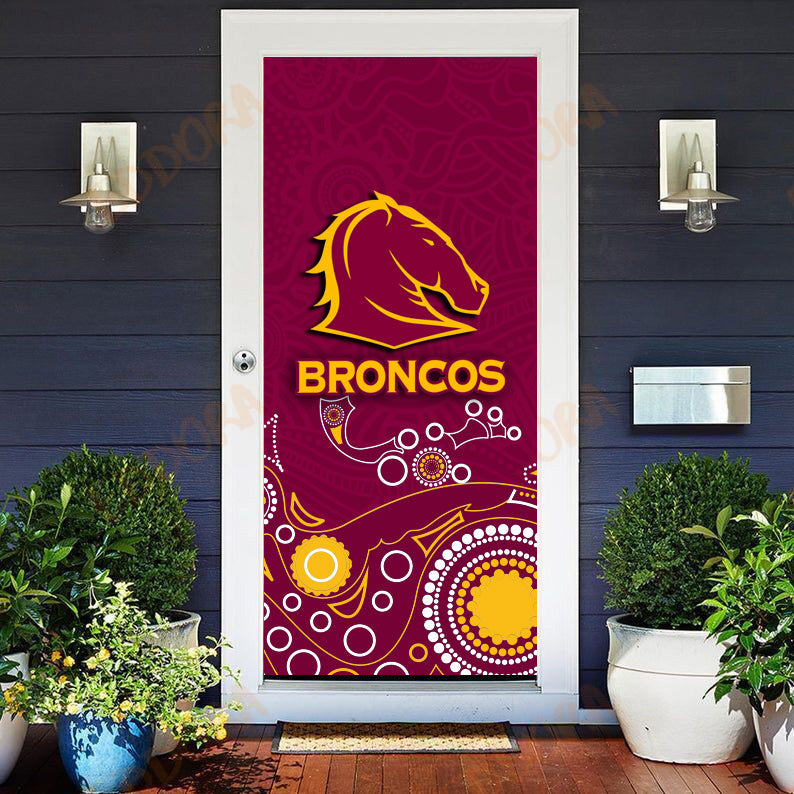 brisbane-broncos-door-cover-aboriginal-symbol
