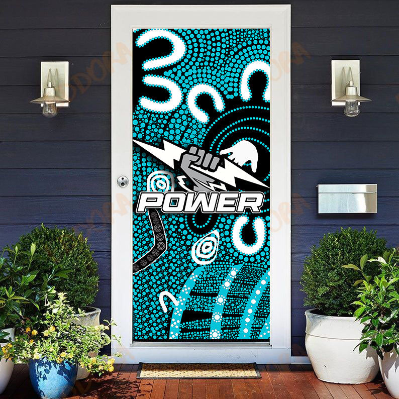port-adelaide-football-club-door-cover-indigenous