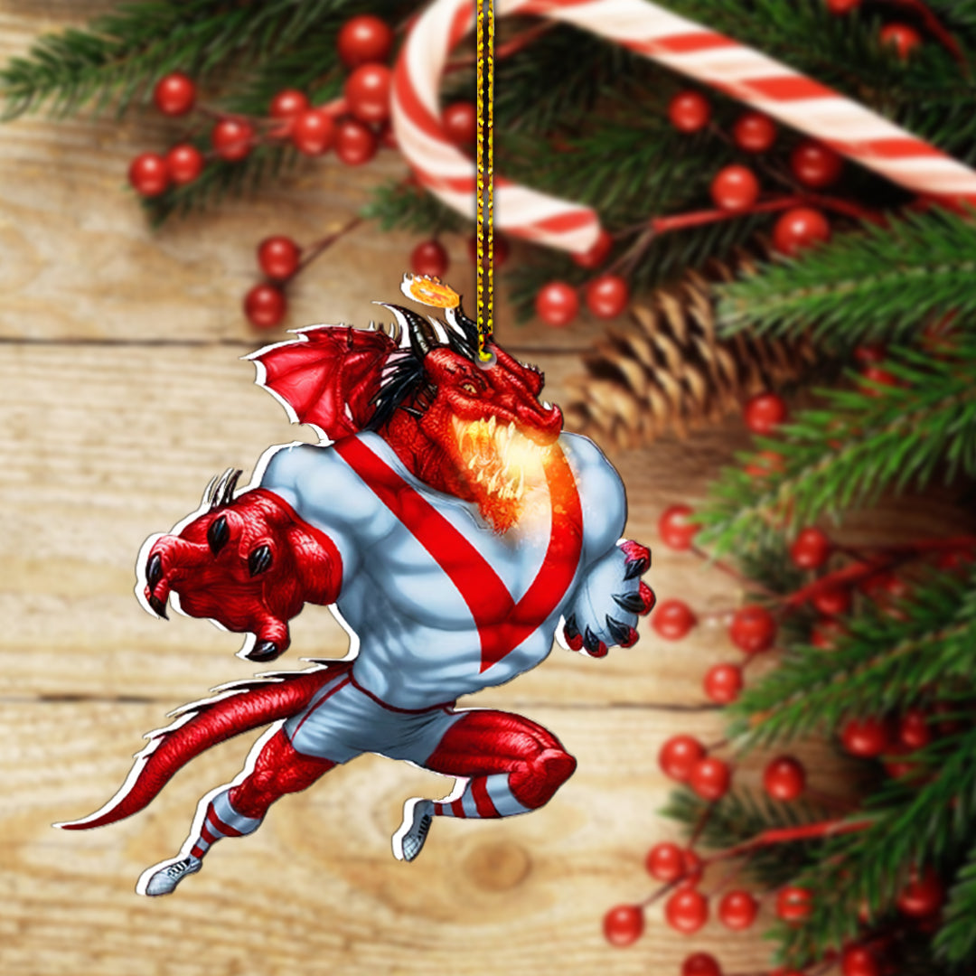 Christmas Ornament- Dragons Rugby NO.2