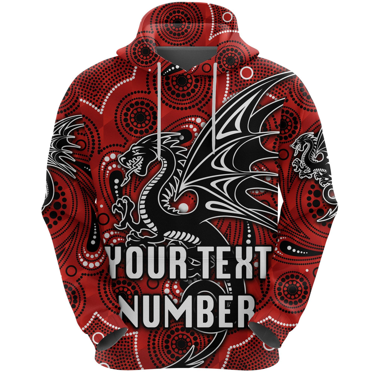 custom-personalised-st-george-dragons-hoodie-simple-indigenous