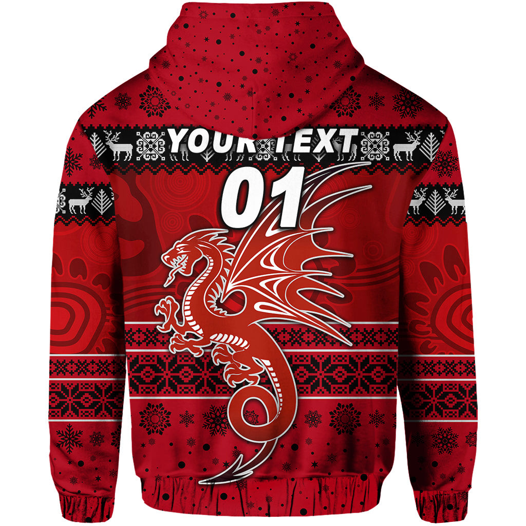 custom-personalised-st-george-illawarra-dragons-hoodie-christmas-simple-style-red