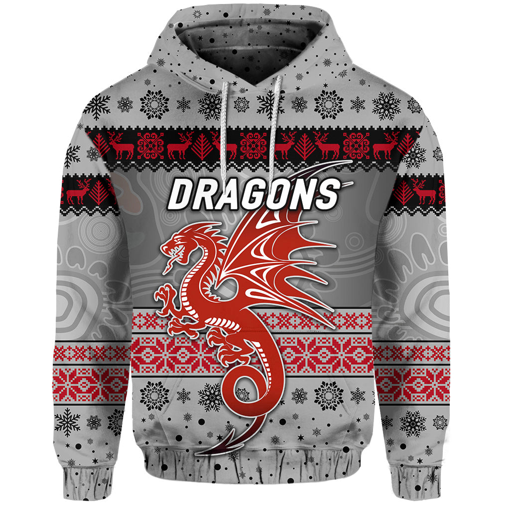 custom-personalised-st-george-illawarra-dragons-hoodie-christmas-simple-style-grey
