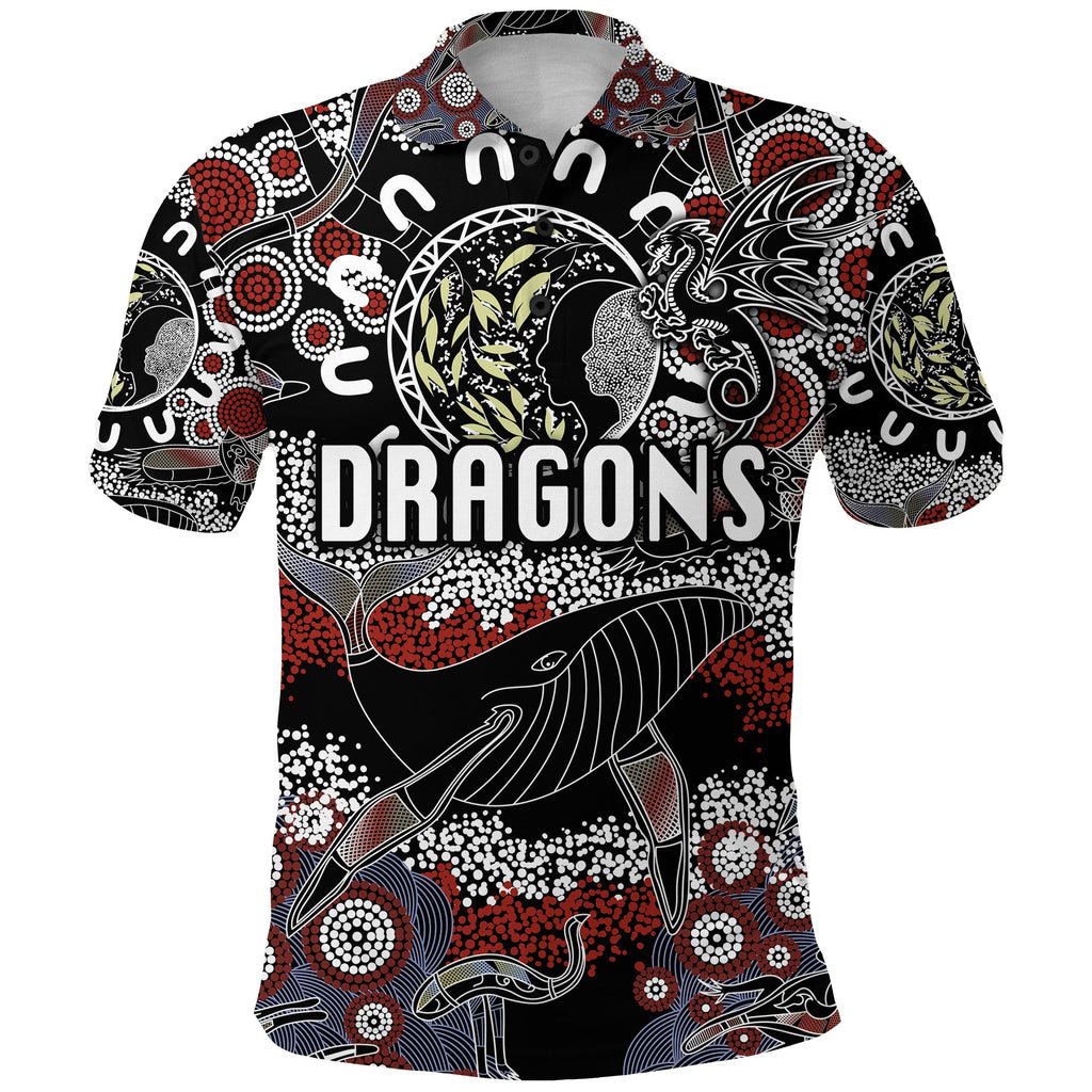 custom-personalised-st-george-illawarra-dragons-polo-shirt-2021-indigenous-black-custom-text-and-number