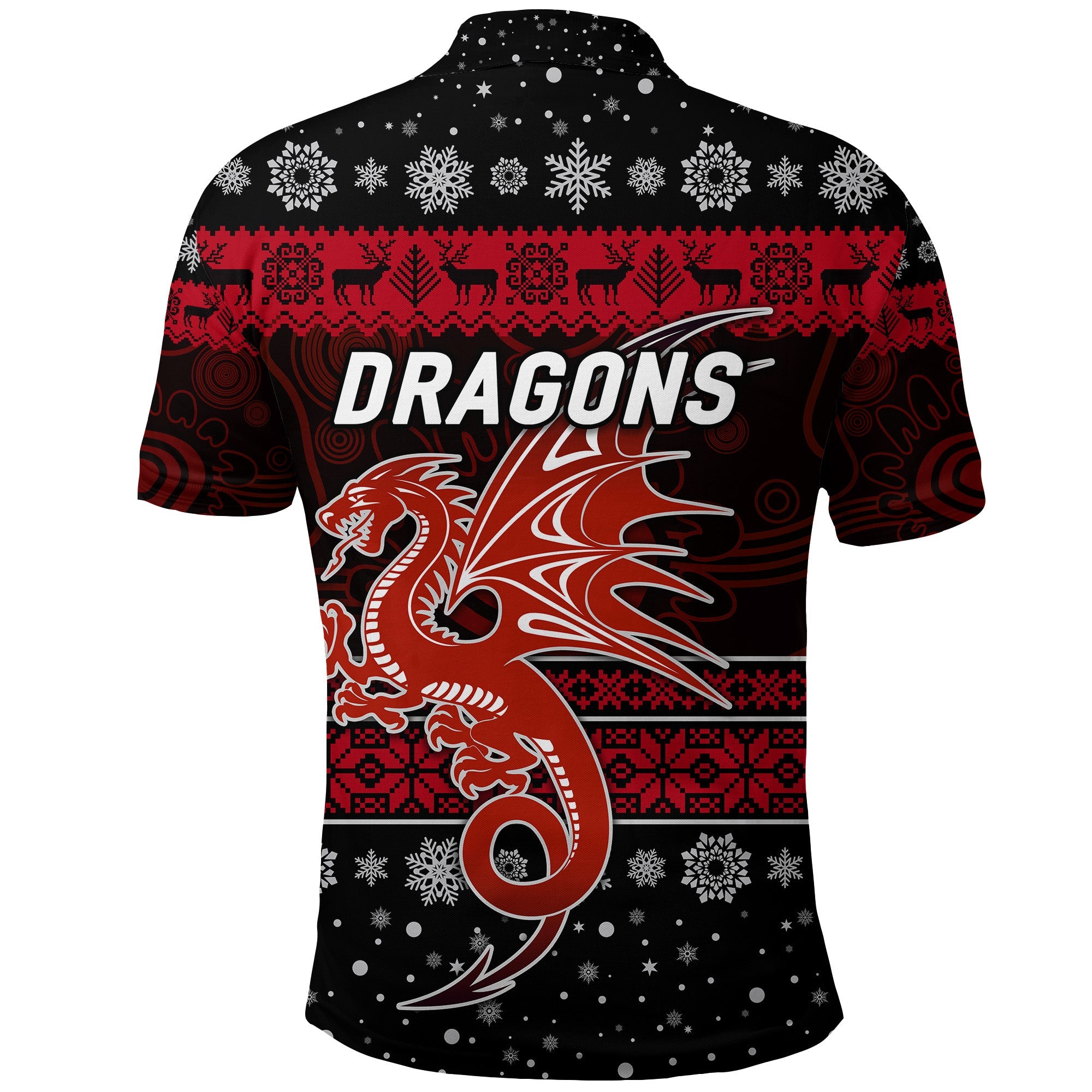 st-george-illawarra-dragons-polo-shirt-christmas-simple-style-black
