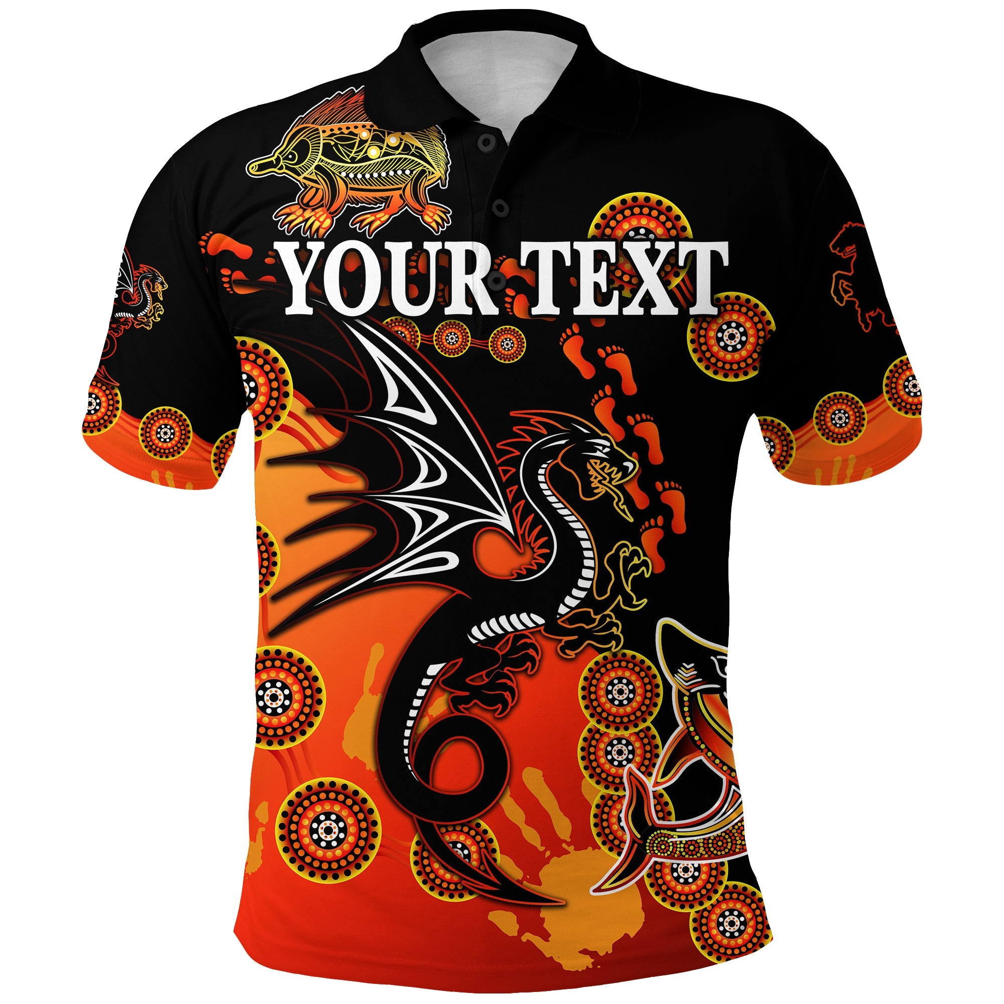 custom-personalised-st-george-illawarra-dragons-polo-shirt-2021-simple-indigenous-red