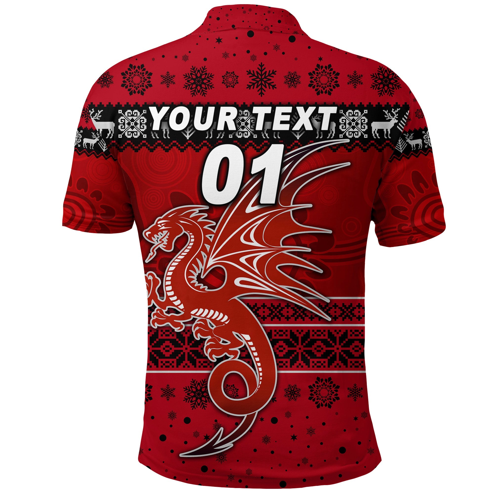 custom-personalised-st-george-illawarra-dragons-polo-shirt-christmas-simple-style-red
