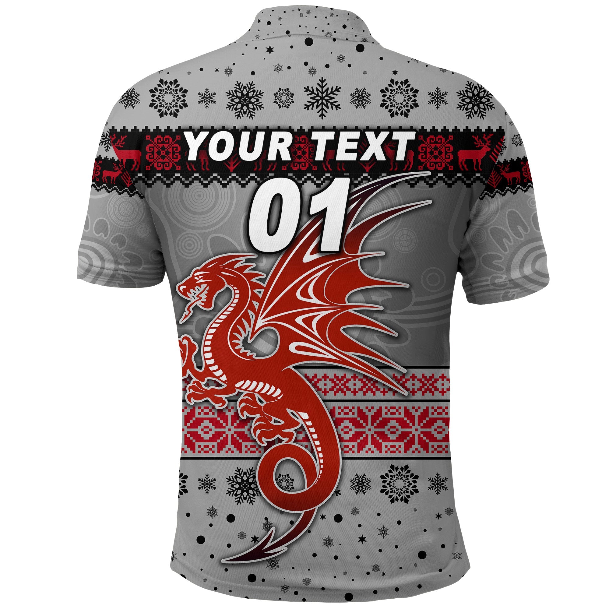 custom-personalised-st-george-illawarra-dragons-polo-shirt-christmas-simple-style-grey