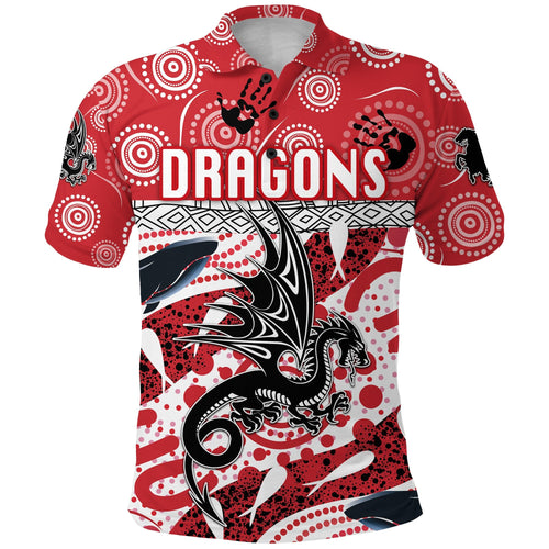 custom-personalised-st-george-dragons-polo-shirt-indigenous-vibes-custom-text-and-number