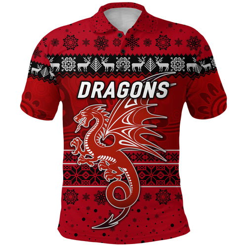 st-george-illawarra-dragons-polo-shirt-christmas-simple-style-red