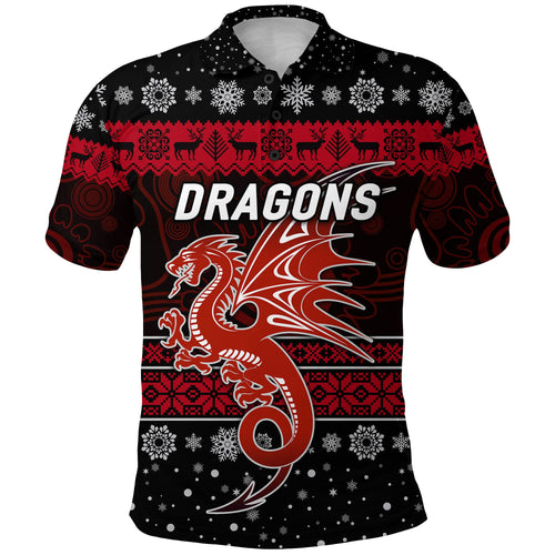 custom-personalised-st-george-illawarra-dragons-polo-shirt-christmas-simple-style-black