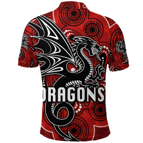 custom-personalised-st-george-dragons-polo-shirt-simple-indigenous