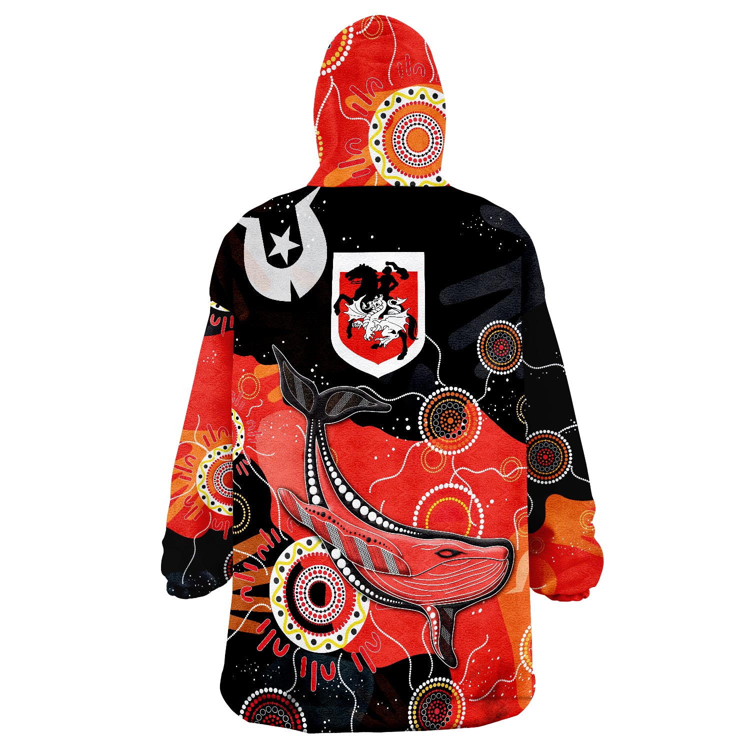 dragons-rugby-naidoc-week-2022-aboriginal-style-wearable-blanket-hoodie