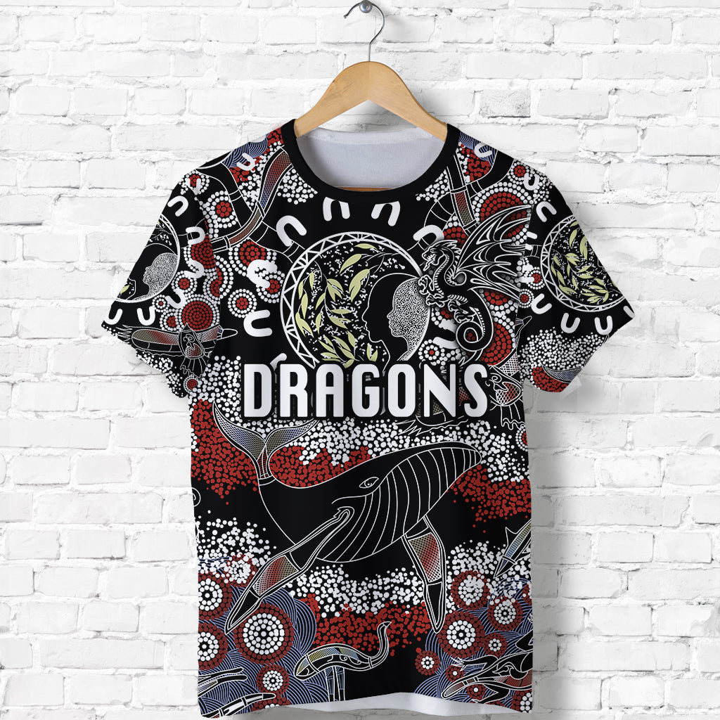 custom-personalised-st-george-illawarra-dragons-t-shirt-2021-indigenous-black-custom-text-and-number