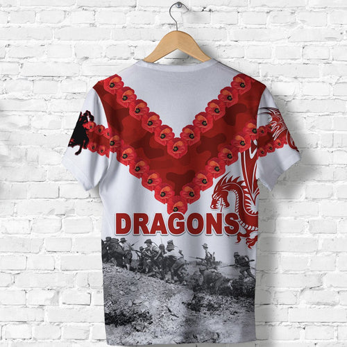 st-george-illawarra-dragons-t-shirt-anzac-day-simple-style