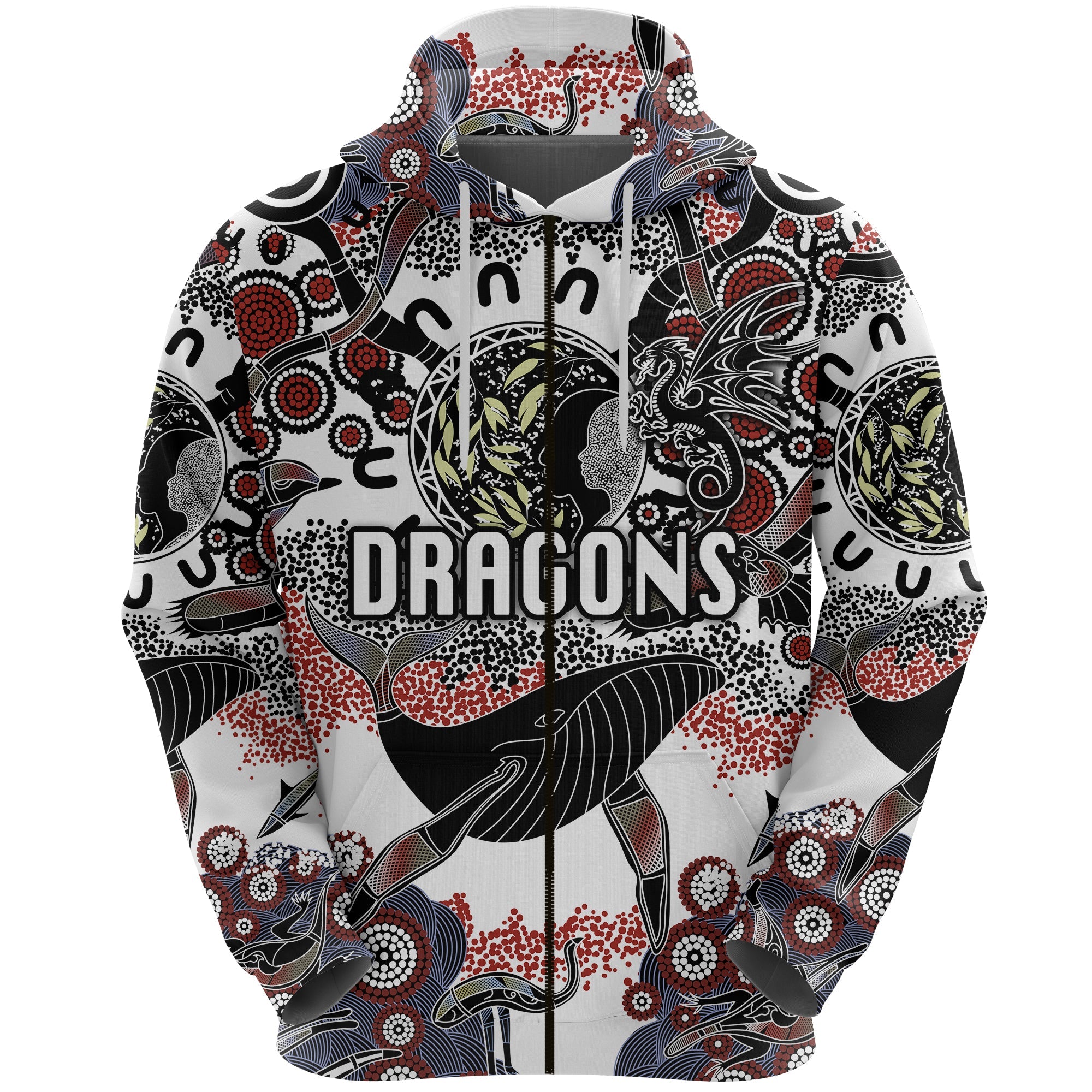 custom-personalised-st-george-illawarra-dragons-zip-hoodie-2021-indigenous-white-custom-text-and-number