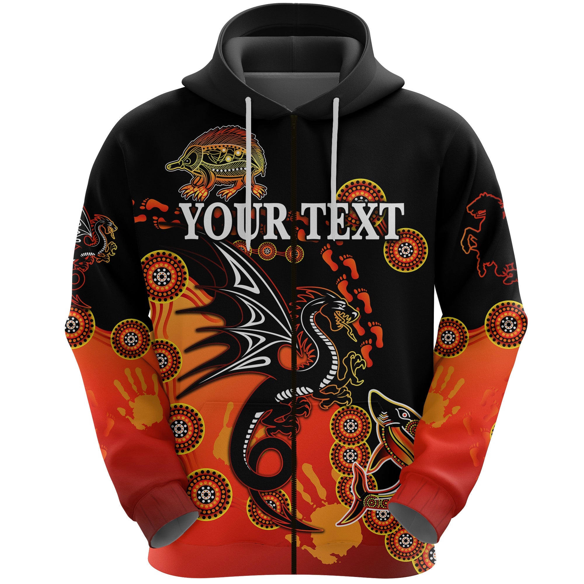 custom-personalised-st-george-illawarra-dragons-zip-hoodie-2021-simple-indigenous-red