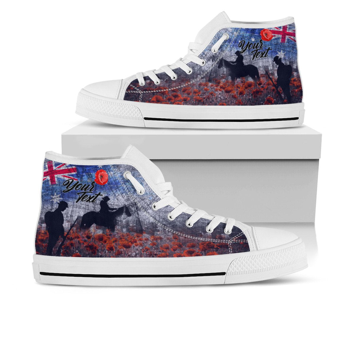 custom-text-anzac-day-high-top-shoe-lest-we-forget-vintage-poppies-1