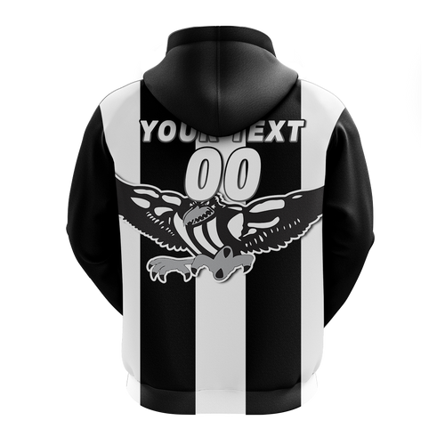 (Custom Personalised) Magpies Busselton Football 2022 Hoodie - LT12