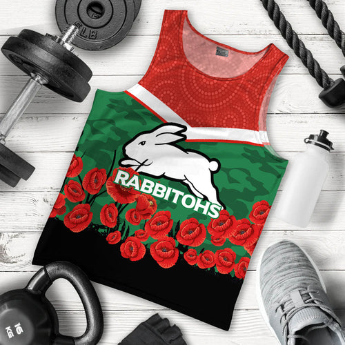 custom-personalised-rabbitohs-anzac-day-men-tank-top-indigenous-art