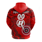 (Custom Personalised) Melbourne Renegades ANZAC Day Aboriginal Hoodie - LT12