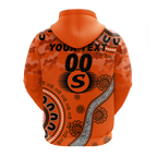 (Custom Personalised) Perth Scorchers ANZAC Day Aboriginal Hoodie - LT12