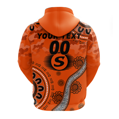 (Custom Personalised) Perth Scorchers ANZAC Day Aboriginal Hoodie - LT12