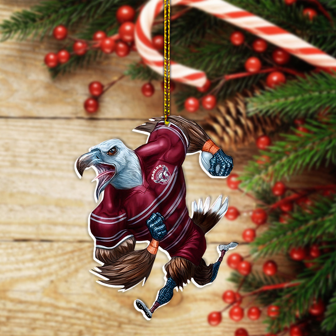 Christmas Ornament- Sea Eagles Rugby NO.2