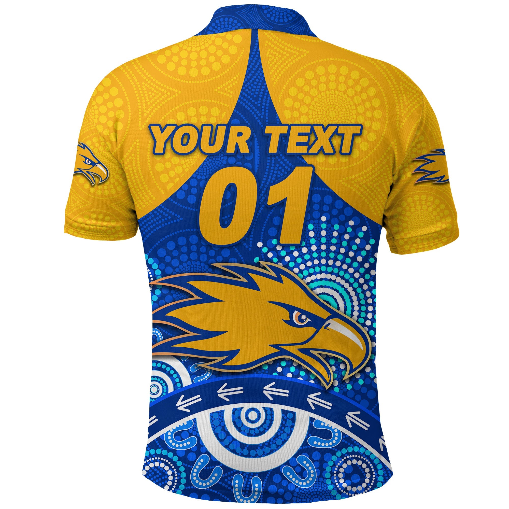 custom-personalised-west-coast-eagles-polo-shirt-indigenous-version-blue-custom-text-and-number-lt8