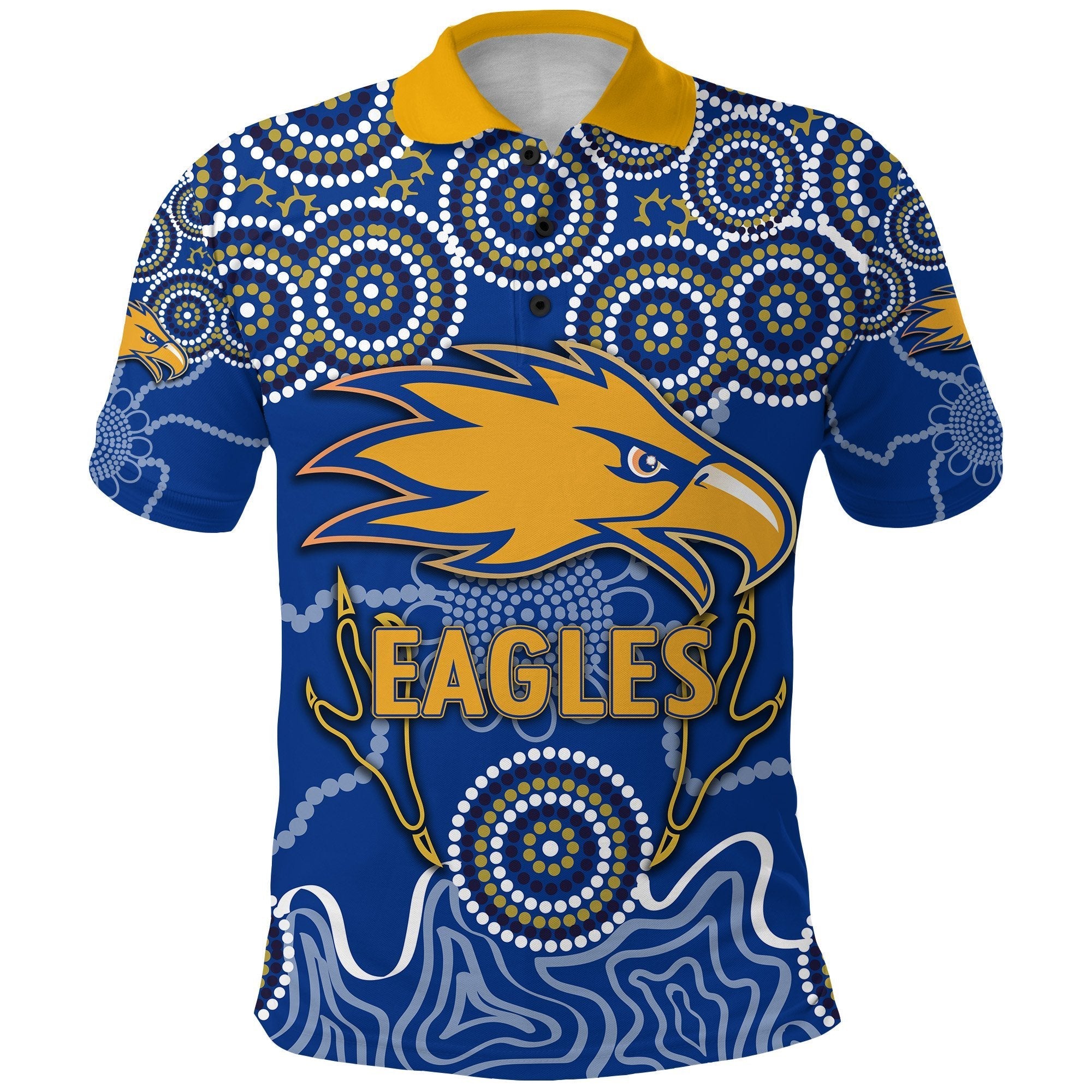combo-polo-shirt-and-men-short-eagles-indigenous-west-coast