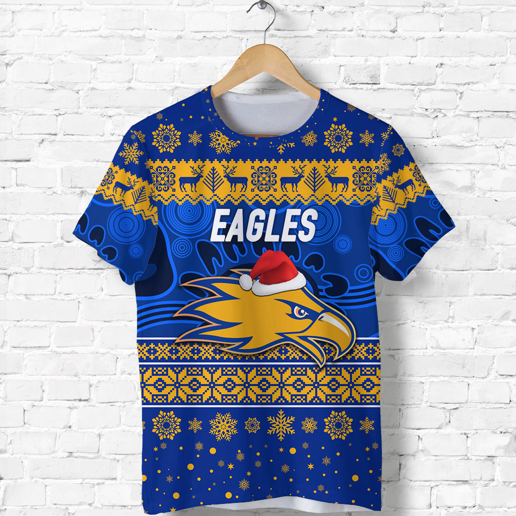 custom-personalised-west-coast-eagles-t-shirt-christmas-simple-style-blue