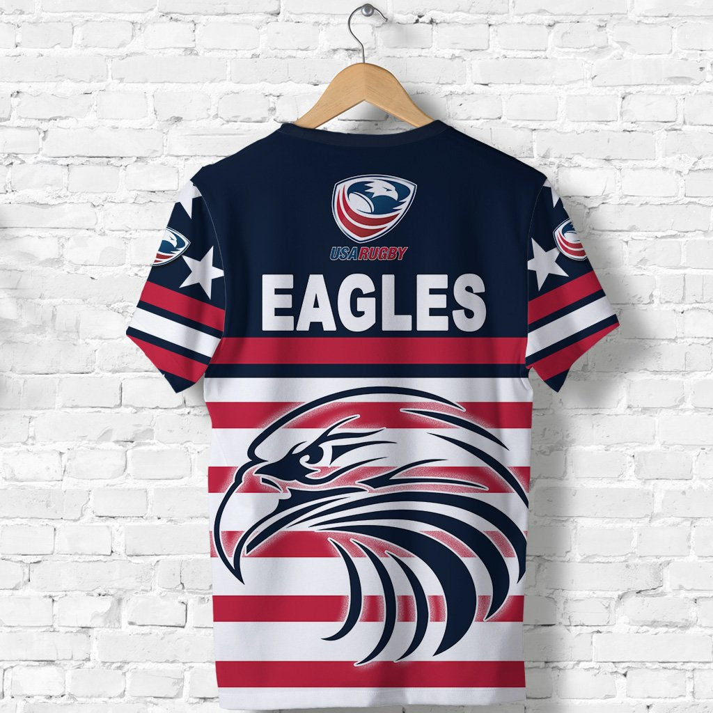usa-rugby-t-shirt-eagles-simple-style-navy